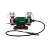 Double Bench Grinder With Flexible Drive-Shaft