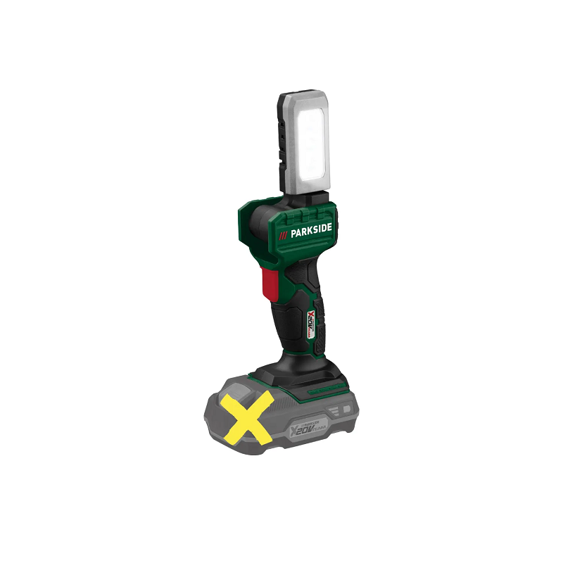 Parkside 20V Cordless LED-Hand Light - Bare Unit