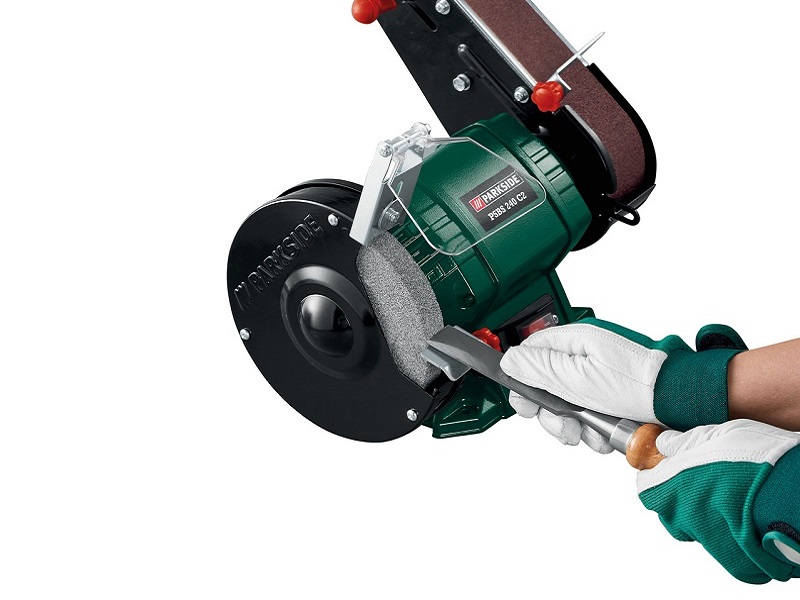 Parkside 240W Bench Grinder with Belt_Sander