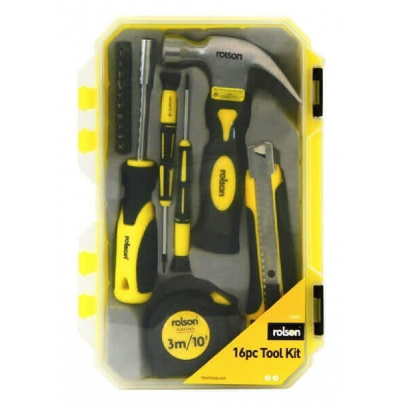 Rolson 16pc Home Tool_Kit